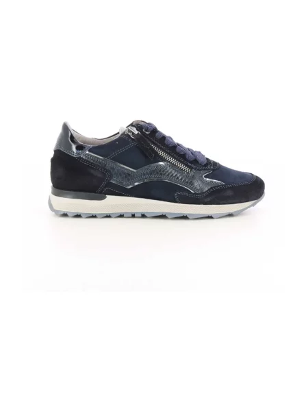 Sneakersy Dl Sport skórzane niebieskie