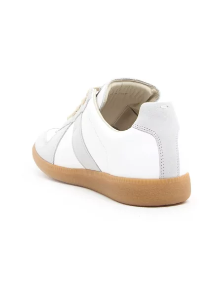 Sneakersy Maison Margiela zamszowe białe