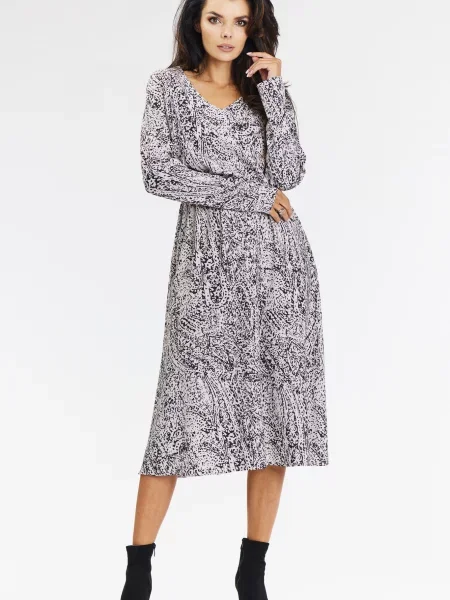 Sukienka Awama garniturowa szara