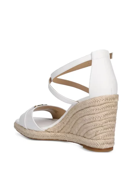 Portofel Michael Michael Kors din piele cu imagine cu model floral alb
