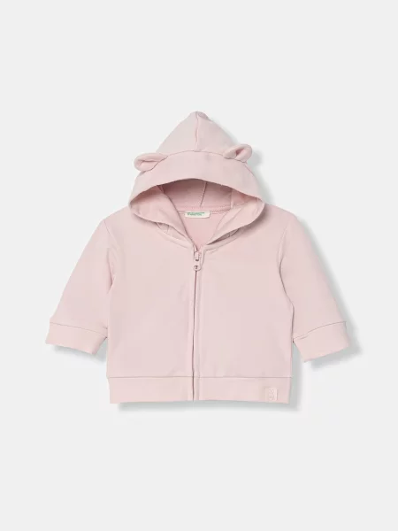 United Colors of Benetton кофта яка розстібається з капюшоном дитяча з