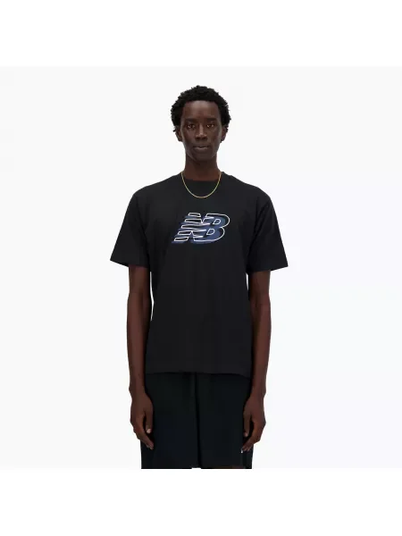 Мъжка тениска New Balance Graphic black черно