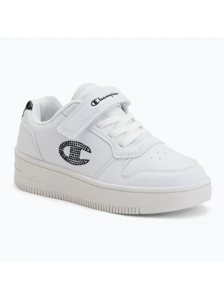 Детски обувки Champion Platform Glitter G PS Low Cut wht/nbk бяло