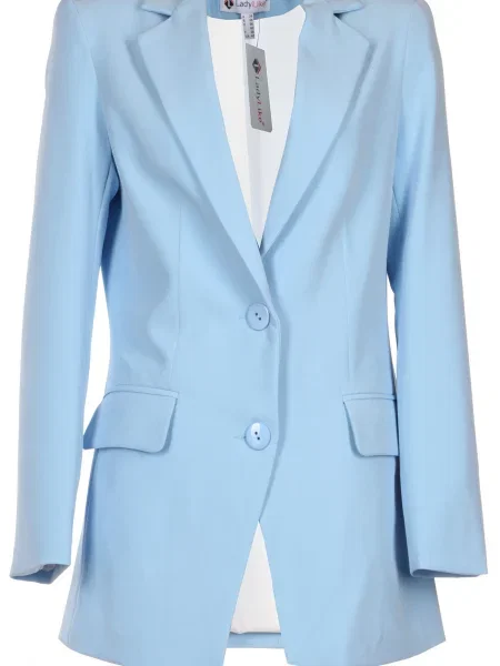 Піджак LadyLike бавовна/поліестер блакитний