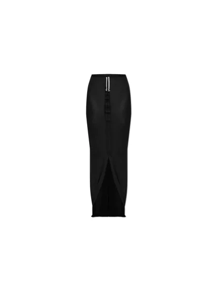 Długa spódnica maxi Rick Owens czarna