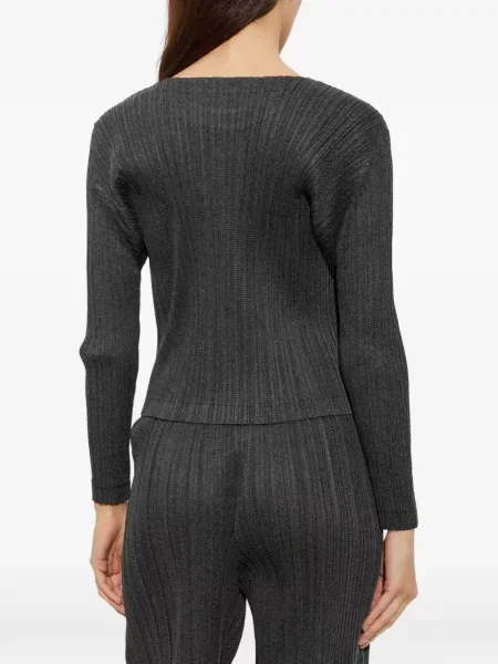 Długi top Pleats Please Issey Miyake szary