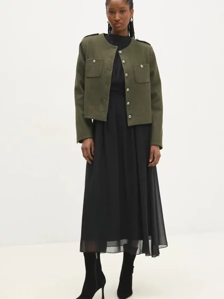 Сукня Answear.LAB midi розкльошена чорний