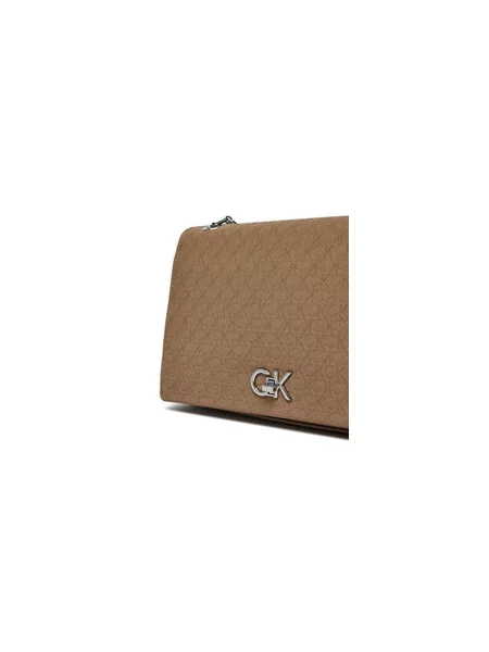 Kabelka Calvin Klein Ck Medium Conv Shoulder Bag_Mono hnedá