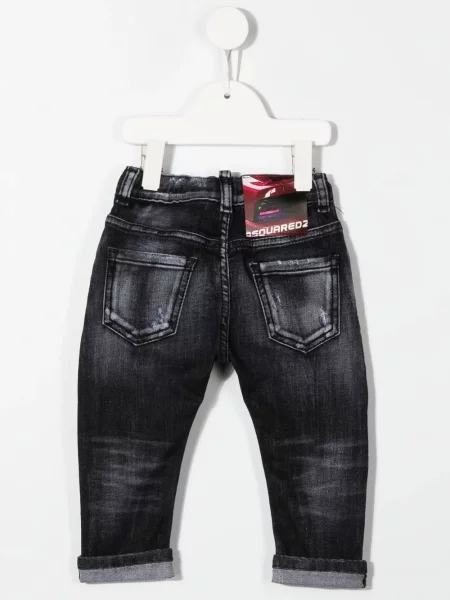 Dětské džíny Dsquared2 šedé