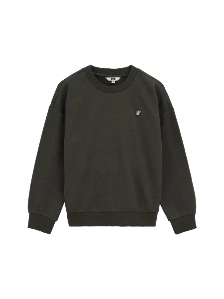 WE Fashion Megztinis be užsegimo tamsiai žalia