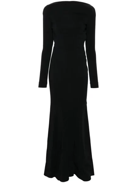 Rochie Mugler din crep negru