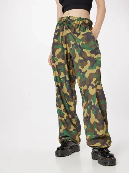 Nasty Gal Nohavice piesková / sépiová / antracitová / tmavozelená
