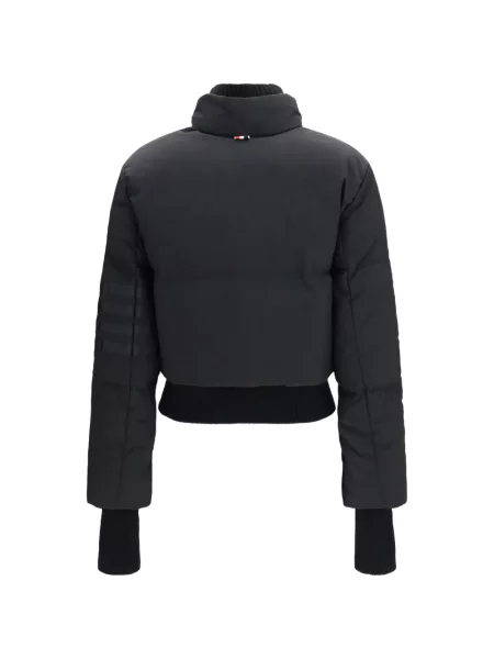 Lung geacă Thom Browne negru