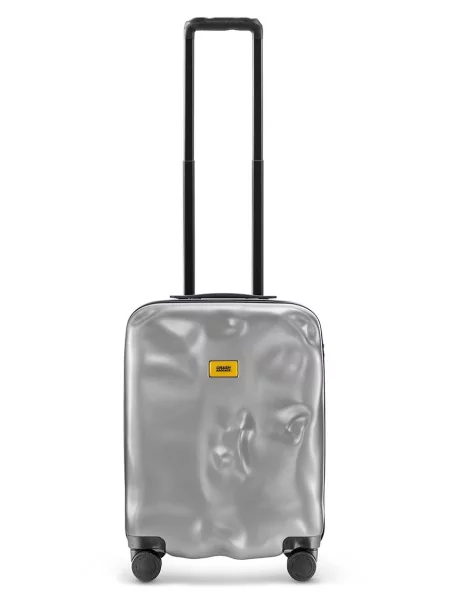 Crash Baggage kemény fedelű bőrönd ICON Small size cm szürke