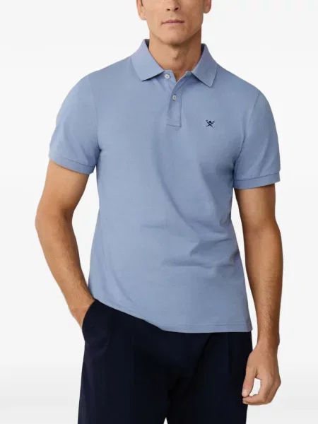 Scurt tricou polo Hackett albastru