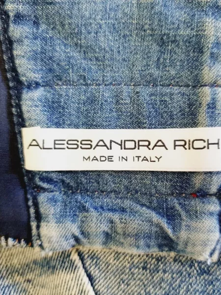 Τοπ Alessandra Rich μπλε