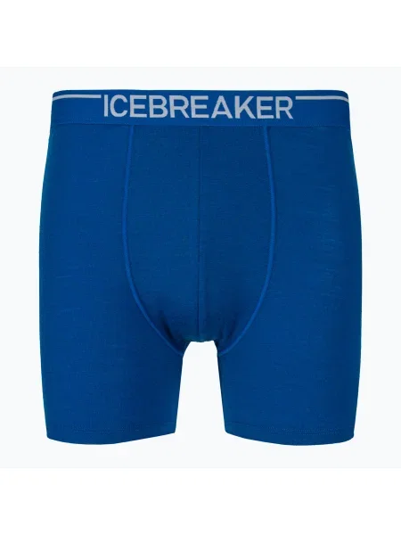 Boxeri pentru bărbați Icebreaker Anatomica albastru