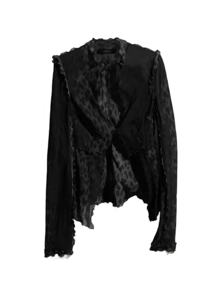 Bluză Gucci cu imagine cu model leopard negru