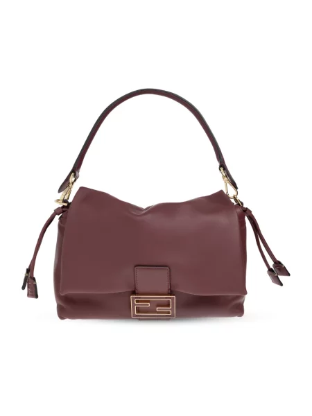 Torebka bagietka Fendi Baguette skórzana czerwona