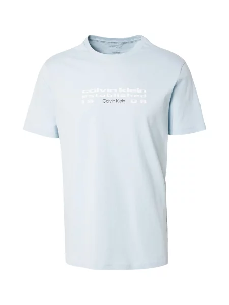 Calvin Klein Jeans Tricou SS EU Albastru alb