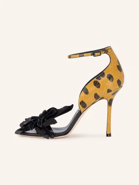 Jimmy Choo Sandály Coko / tmavě žlutá černá