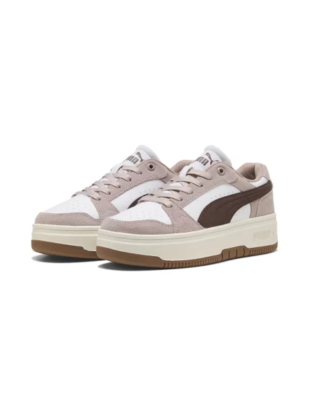 PUMA sneakersy Rebound Femme Low Suede Buty beżowy