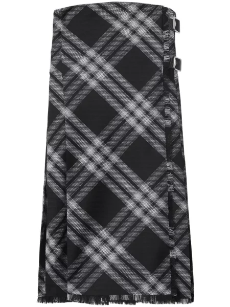 Rochie Burberry în carouri negru