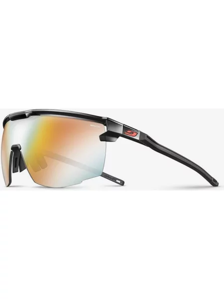 Julbo Ultimate matowe czarno-czerwone okulary przeciwsłoneczne z soczewkami REACTIV Photochromic Performance czarne