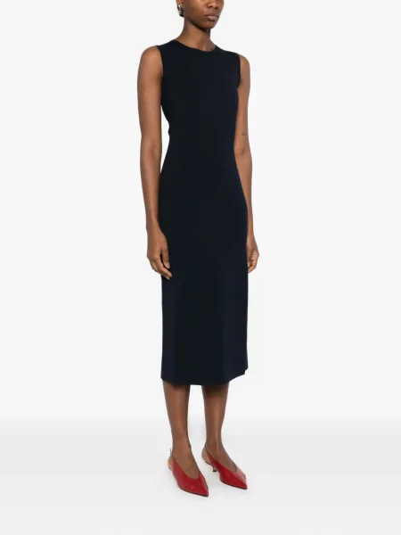 Rochie midi Max Mara până la genunchi de costum negru