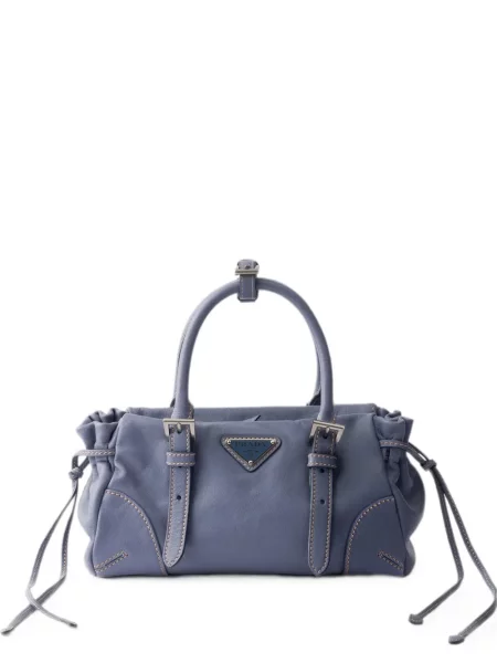 Geantă Prada din piele albastru