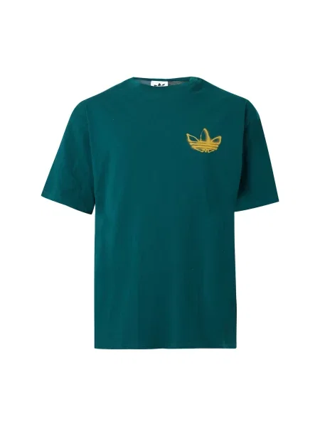 ADIDAS ORIGINALS Tricou POWDER TONGUE / verde jad galben