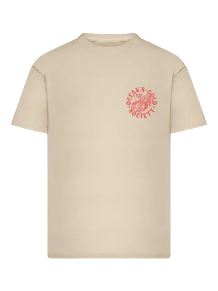 Mister Tee Tricou Oceans Gold / roșu intens bej
