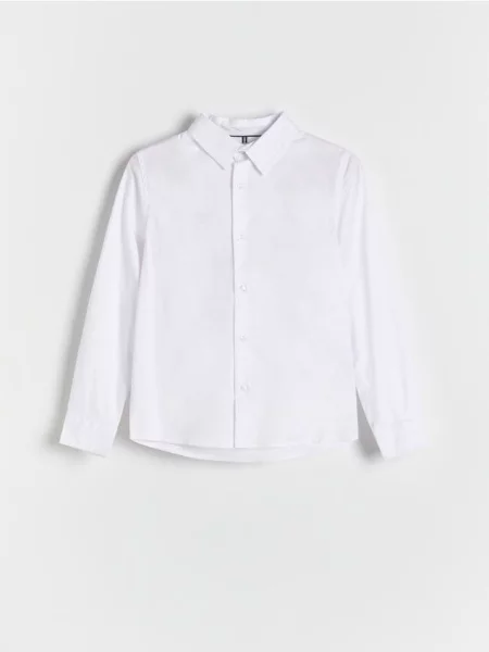 Reserved Сорочка класичного крою з високим вмістом білий
