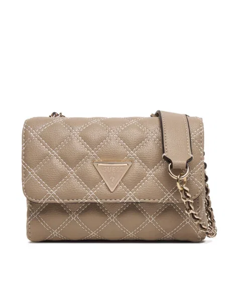 Táska Guess Giully II Mini Bézs fehér