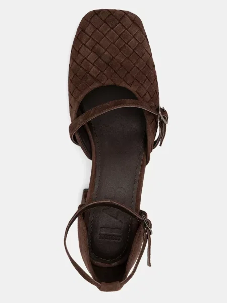 Замшевые туфли Answear.lab коричневые