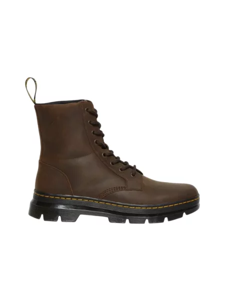 Botki Dr. Martens skórzane brązowe