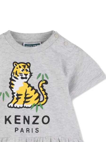 Dětské šaty Kenzo šedé