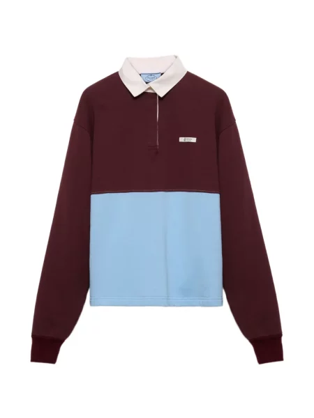 Długi polo Prada polarowe czerwone