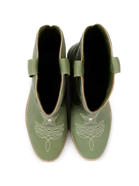 Botki dziecięce Stella Mccartney zielone