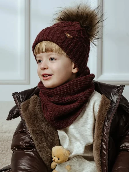 Jamiks Дитячий снуд із вовною THEO