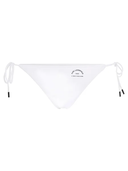 Karl Lagerfeld Bikini hlačke RUE ST-GUILLAUME črna bela