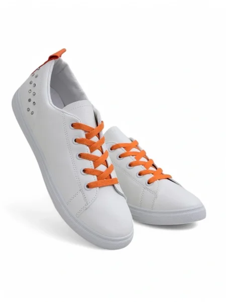 Sneakerși Resti alb