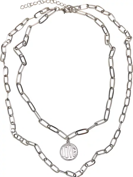 Colier Urban Classics argintiu