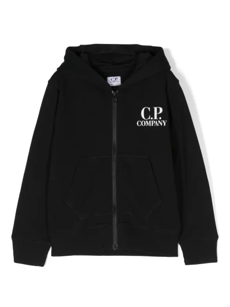 Bluza z kapturem dziecięca C.p. Company czarna