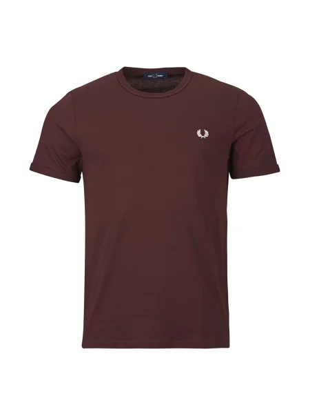 Zvonjenje majica Fred Perry s kratkimi rokavi bordo