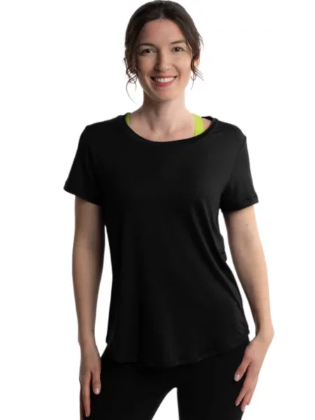 Mymotus Funkcionalna majica mymotus® ladies fitness T-Shirt črna