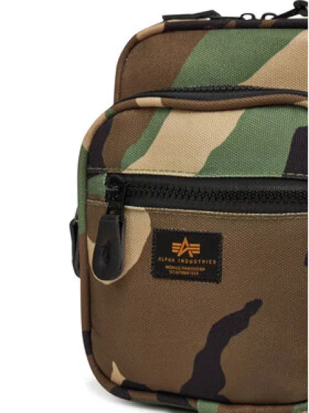Malá taška Alpha Industries Label Messenger Bag S béžová