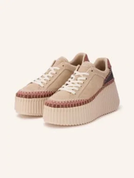Chloé Sneakersy Nama classic tobacco
