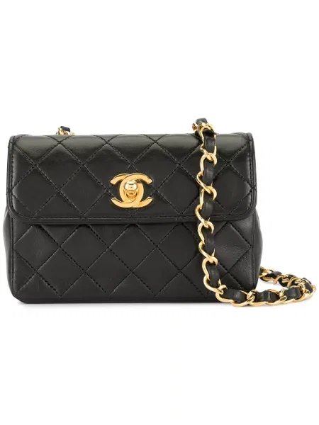 Náhrdelník Chanel Pre-owned s autogramem černý