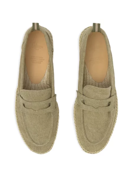 Espadrile Castaner din canvas verde